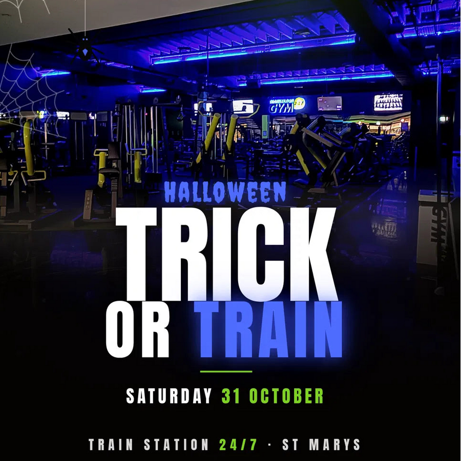 Halloween at Train Station